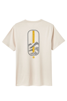 Футболка чоловіча Rab Stance Strata Tee, Ecru, L (RB QCC-43-ECR-LRG)