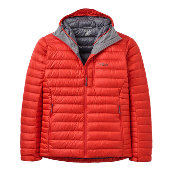 Чоловічий легкий пуховик Rab Microlight Alpine Hoody, Dark Horizon, M (RB QDB-92-DKH-MED)
