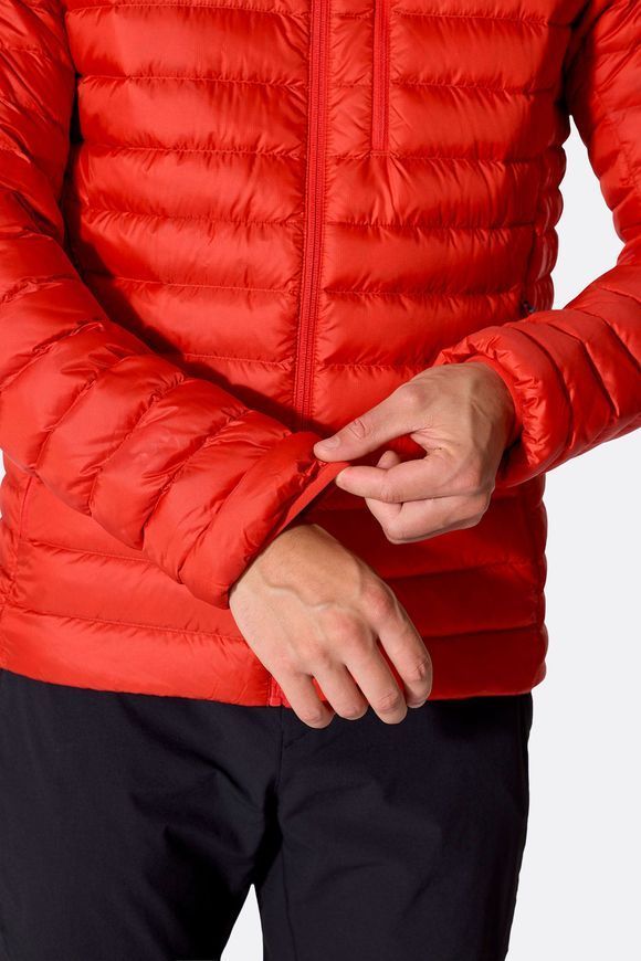Чоловічий легкий пуховик Rab Microlight Alpine Hoody, Dark Horizon, M (RB QDB-92-DKH-MED)