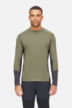 Кофта флісова чоловіча Rab Conduit Crew, Light Khaki, SML (QBL-40-LKH-SML)
