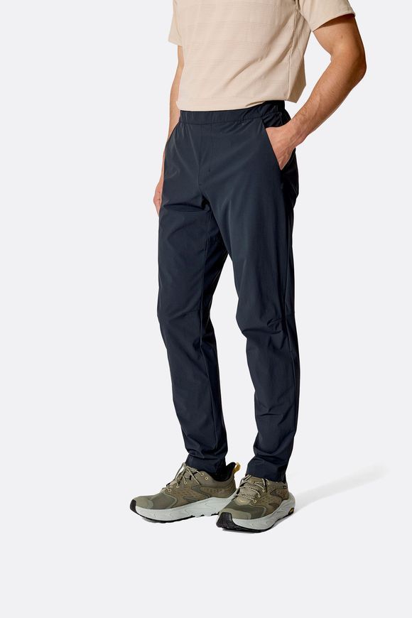 Штани чоловічі Rab Momentum Tech Pants, Black Beluga, 34, Long (RB QFW-44-BEL-34-LG)
