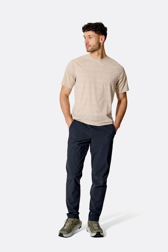 Штани чоловічі Rab Momentum Tech Pants, Black Beluga, 34, Long (RB QFW-44-BEL-34-LG)