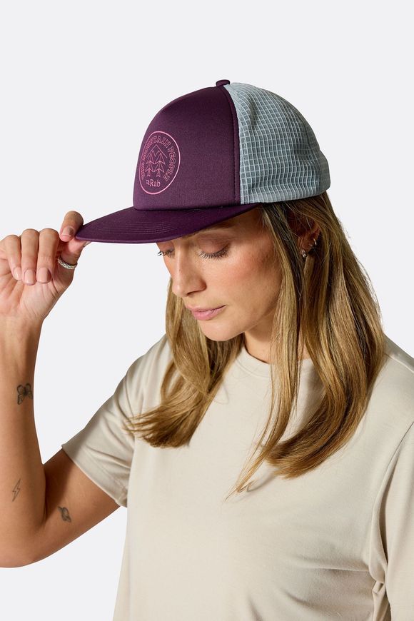 Кепка Rab Cirque Print Cap, Beluga/Pewter, One Size (RB QAB-65-BPE-ONE)
