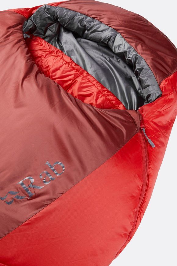 Спальний мішок Rab Solar Eco 3 Regular, (-8&deg;C), 185 см - Left Zip, Oxblood Red (QSS-08-OXB-REG-LZ)