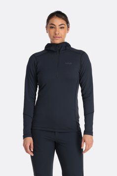 Жіноча флісова кофта Rab Conduit Hoody Wmns, Beluga, 8 (QBL-43-BEL-08)