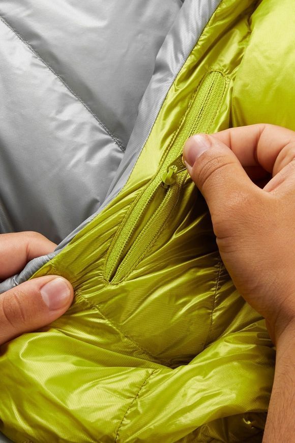 Спальний мішок Rab Mythic 400 Regular, (-6&deg;C), 185 см - Left Zip, Cloud (RB QSI-45-CLO-REG-LZ)