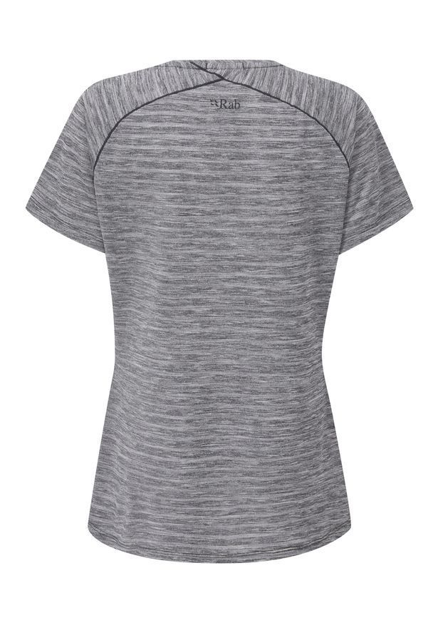 Футболка жіноча Rab Wisp Tee Wmns, Ebony Marl, 14 (RB QBL-12-EM-14)