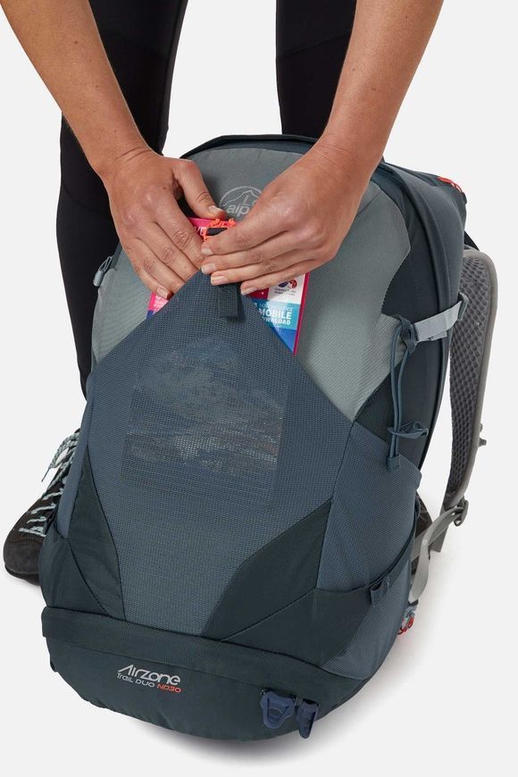 Рюкзак жіночий Lowe Alpine AirZone Trail Duo ND30, Anthracite/Graphene, S (FTF-41-AGR-SML)