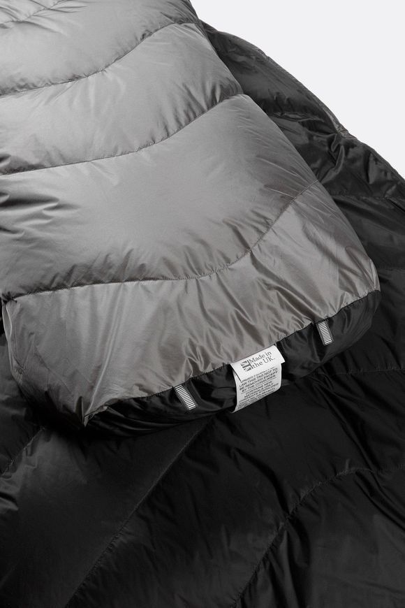 Спальний мішок Rab Neutrino Pro 300 Regular, (-4&deg;C), 185 см - Left Zip, Granite (QSM-82-GRA-REG-LZ)