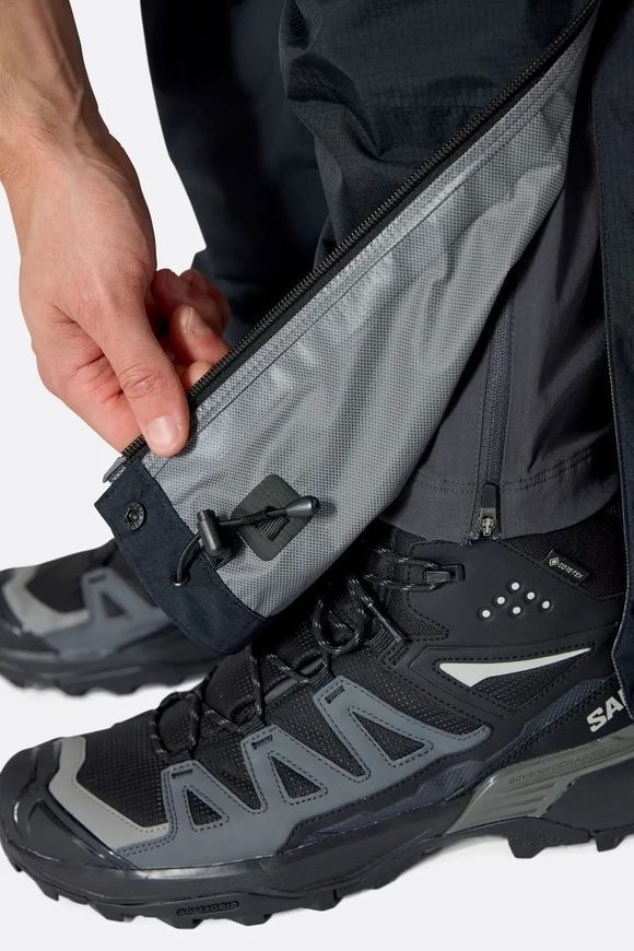 Штани чоловічі Rab Downpour Mountain Pants, Black, L , Long (RB QWI-13-BLK-LRG-LG)