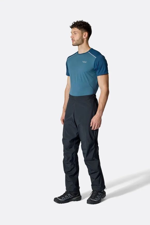 Штани чоловічі Rab Downpour Mountain Pants, Black, L , Long (RB QWI-13-BLK-LRG-LG)