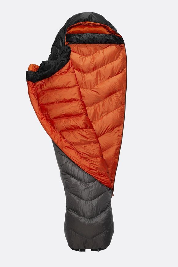 Спальний мішок Rab Neutrino Pro 300 Regular, (-4&deg;C), 185 см - Left Zip, Granite (QSM-82-GRA-REG-LZ)