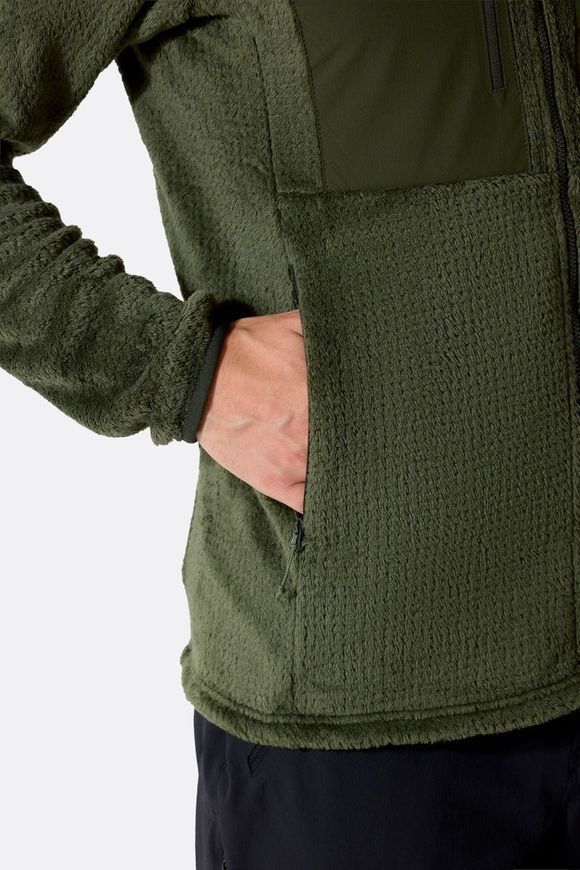 Кофта чоловіча Rab Granitic Jacket, Army, L (RB QFH-01-ARM-LRG)