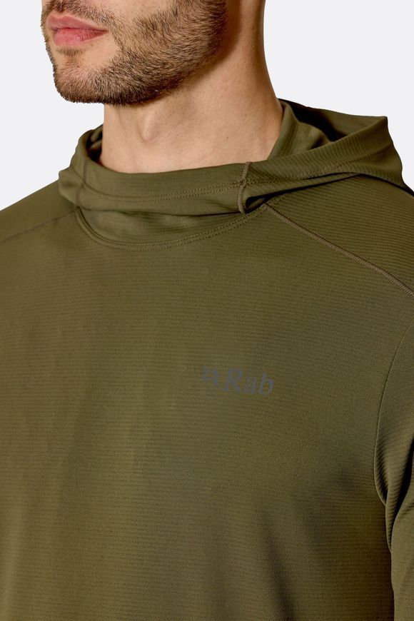 Кофта чоловіча Rab Force Hoody, Dark Pollen, L (RB QCC-20-DPL-LRG)