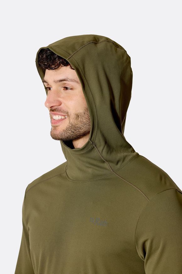 Кофта чоловіча Rab Force Hoody, Dark Pollen, L (RB QCC-20-DPL-LRG)