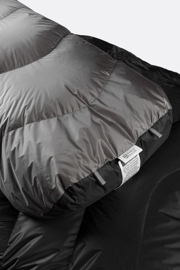 Спальний мішок Rab Neutrino Pro 500 Regular, (-9&deg;C), 185 см - Left Zip, Granite (QSM-83-GRA-REG-LZ)