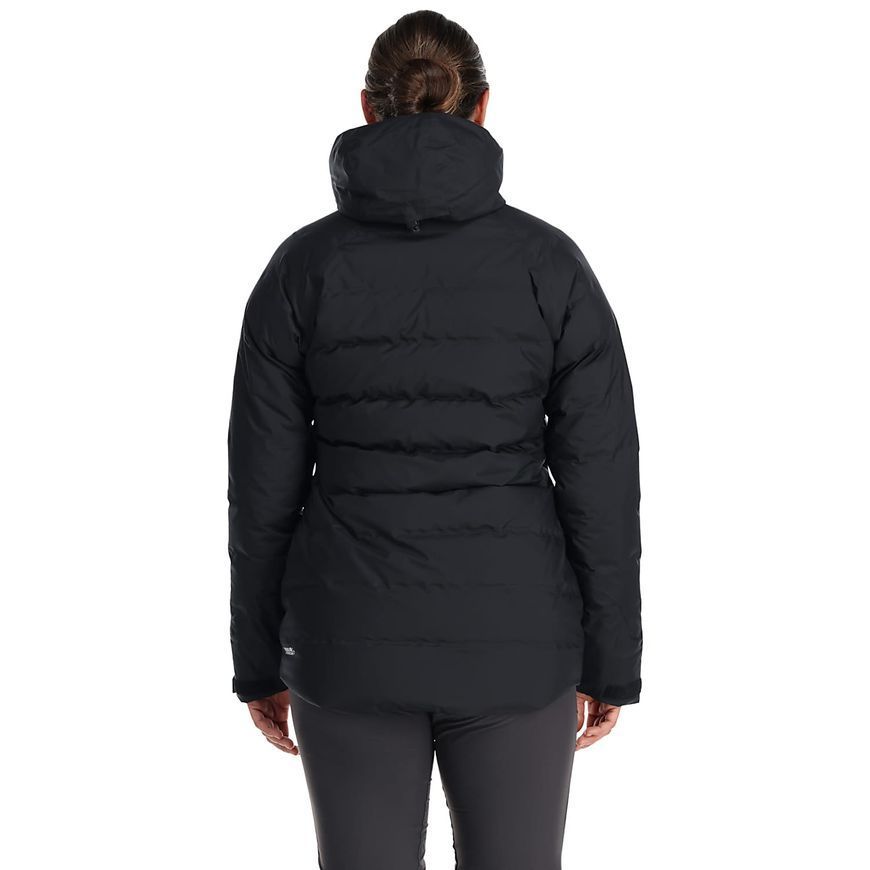 Жіночий зимовий пуховик з мембраною Rab Valiance Jacket Wmns, Black, 10 (RB QDB-50-BLK-10)
