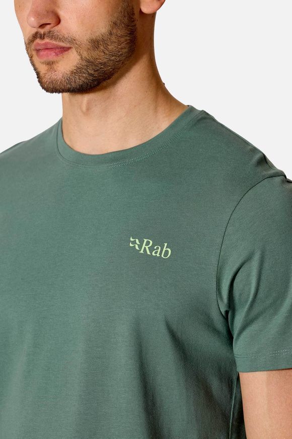 Футболка чоловіча Rab Stance Traverse Tee, Black Beluga, L (RB QCC-45-BEL-LRG)