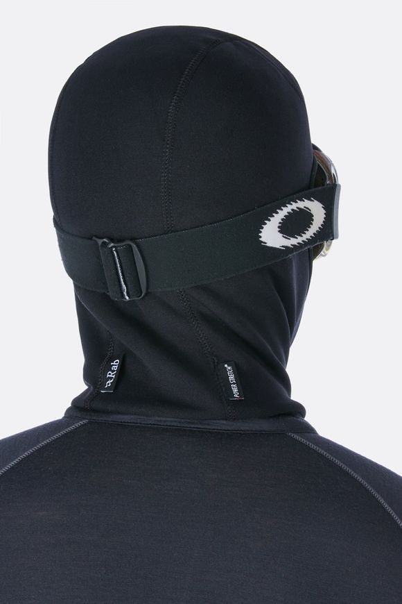 Балаклава Rab Power Stretch Pro Balaclava, Black, One Size (RB QAA-02-BL-U)