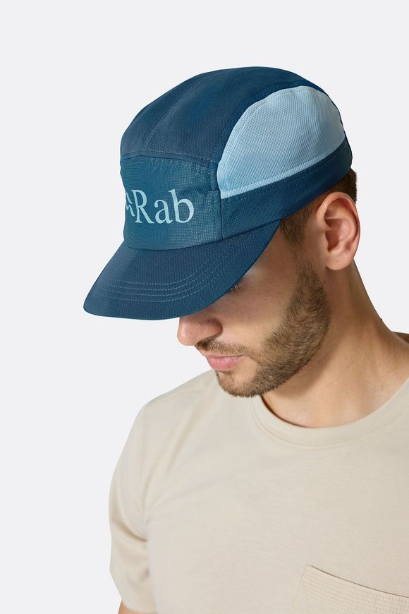 Кепка Rab Momentum 5 Panel Cap, Fig Green/Sage, One Size (RB QAB-59-FGS-ONE)