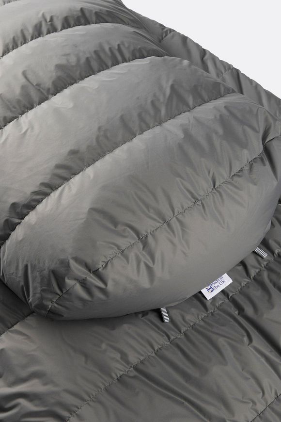 Спальний мішок Rab Ascent Pro 400 Regular, (-2&deg;C), 185 см - Left Zip, Granite (QSD-22-GRA-REG-LZ)