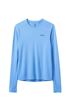 Футболка з довгим рукавом жіноча Rab Force LS Tee Wmns, Bluebird, M (RB QCC-23-BBD-12)