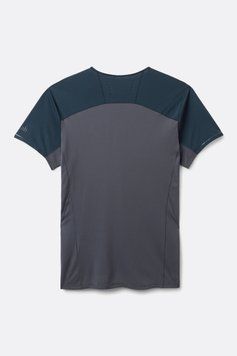 Футболка чоловіча Rab Sonic Ultra Tee, Beluga/Graphene, L (RB QCC-57-BLG-LRG)