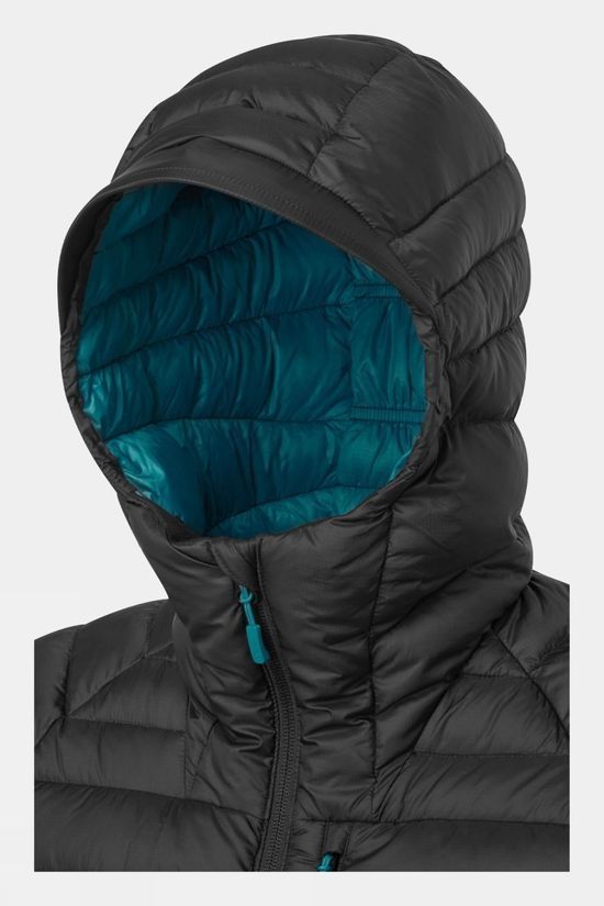 Жіночий легкий пуховик Rab Microlight Alpine Jacket Wmns, Black, 12 (RB QDB-13-BL-12)