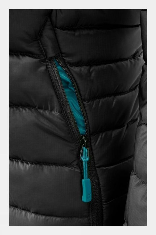 Жіночий легкий пуховик Rab Microlight Alpine Jacket Wmns, Black, 12 (RB QDB-13-BL-12)