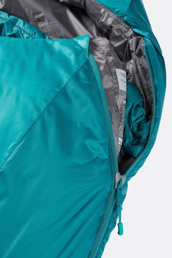 Спальний мішок Rab Solar Eco 2 Wmns, (-2&deg;C), 170 см - Left Zip, Tasman (QSS-11-TAS-REG-LZ)