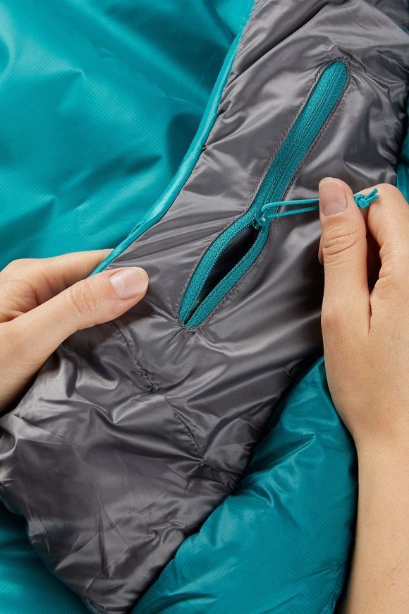 Спальний мішок Rab Solar Eco 2 Wmns, (-2&deg;C), 170 см - Left Zip, Tasman (QSS-11-TAS-REG-LZ)