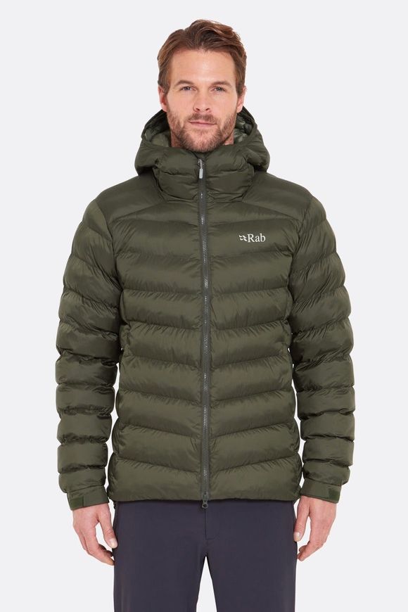 Чоловіча зимова куртка Rab Nebitron Pro Jacket, Army, SML (RB QIP-23-ARM-SML)