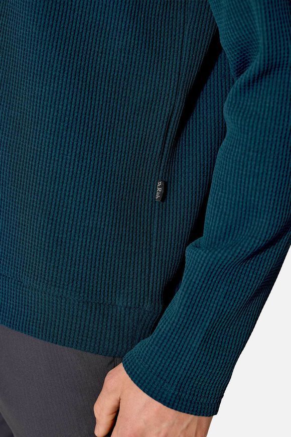 Кофта чоловіча Rab Hepton Crew, Anthracite, M (RB QFH-09-ANT-MED)