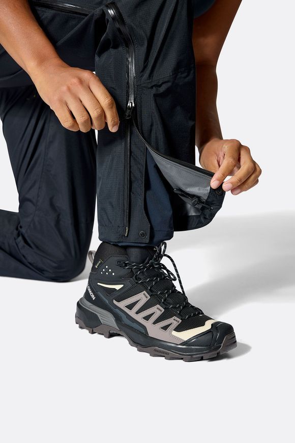 Штани жіночі Rab Downpour Mountain Pants Wmns, Black, 10, Regular (RB QWI-14-BLK-10-RG)