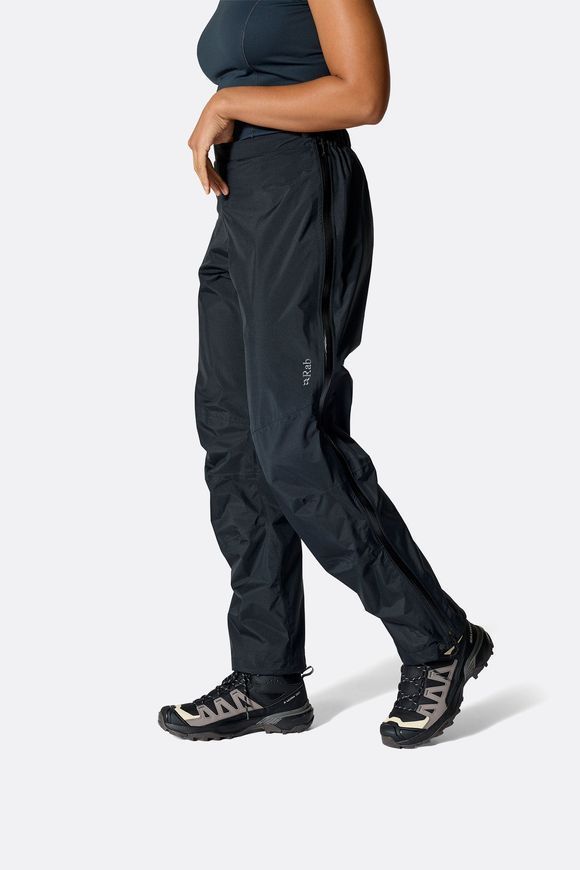 Штани жіночі Rab Downpour Mountain Pants Wmns, Black, 10, Regular (RB QWI-14-BLK-10-RG)