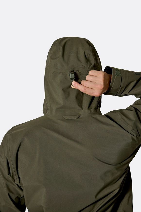 Мембранна куртка чоловіча Rab Kangri GTX Jacket, Army, XL (RB QWI-48-ARM-XLG)