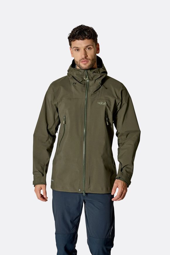 Мембранна куртка чоловіча Rab Kangri GTX Jacket, Army, XL (RB QWI-48-ARM-XLG)