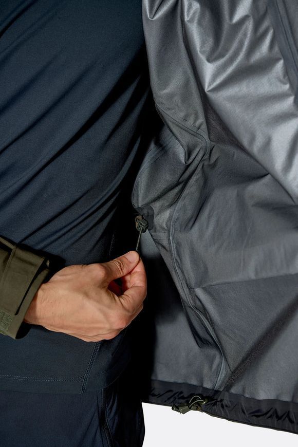 Мембранна куртка чоловіча Rab Kangri GTX Jacket, Army, XL (RB QWI-48-ARM-XLG)