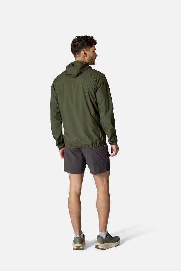 Вітровка чоловіча Rab Windgather Hoody, Army, S (RB QWS-84-ARM-SML)