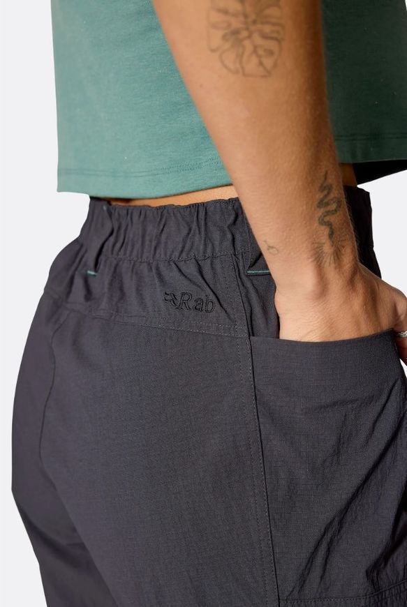 Шорти жіночі Rab Dovestone Shorts Wmns, Anthracite, 12 (RB QFW-35-ANT-12-RG)