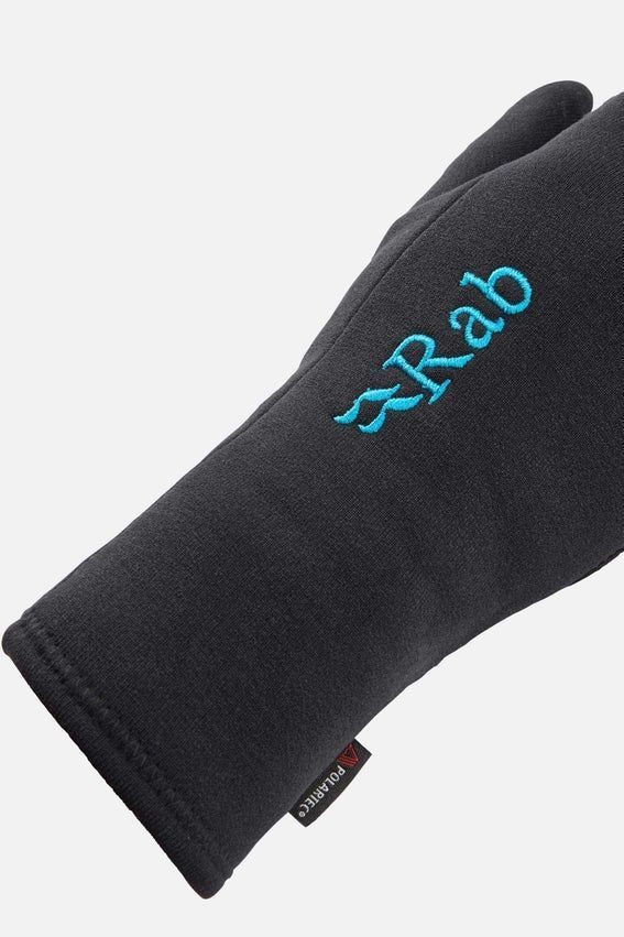 Рукавички жіночі Rab Power Stretch Contact Grip Glove Wmns, Deep Ink, XS (RB QAH-54-DIK-XSM)