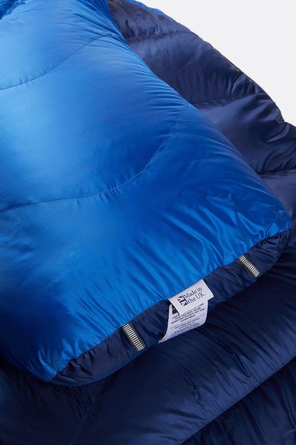 Спальний мішок жіночий Rab Neutrino 400 Wmns Regular, (-7&deg;C), 170 см - Left Zip, Nightfall Blue (RB QSM-91-NFB-REG-LZ)