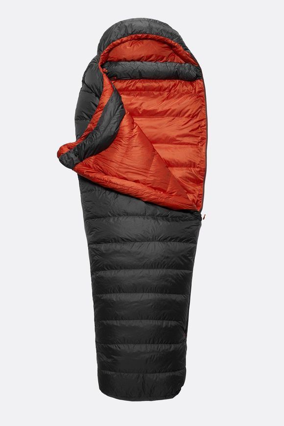Спальний мішок Rab Ascent 500 Regular, (-5&deg;C), 185 см - Left Zip, Graphene (RB QSD-35-GRH-REG-LZ)