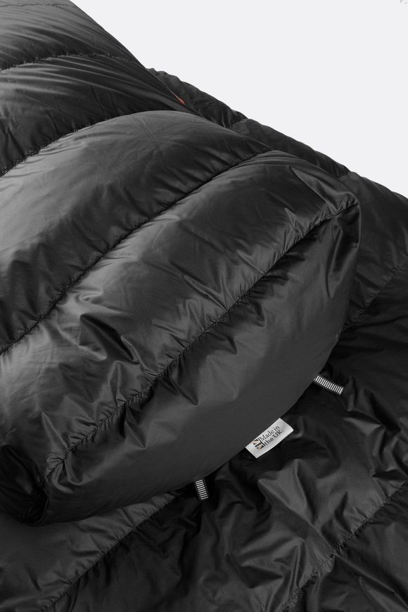 Спальний мішок Rab Ascent 500 Regular, (-5&deg;C), 185 см - Left Zip, Graphene (RB QSD-35-GRH-REG-LZ)