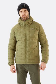 Чоловічий зимовий пуховик Rab Cubit Stretch Down Hoody, Chlorite Green, MED (RB QDB-30-CHG-MED)