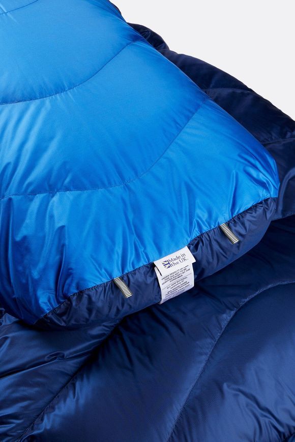 Спальний мішок Rab Neutrino 600 Regular, (-12&deg;C), 185 см - Left Zip, Nightfall Blue (RB QSM-92-NFB-REG-LZ)