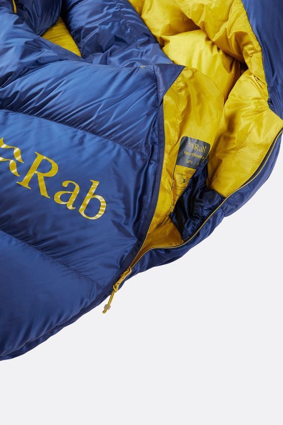 Спальний мішок Rab Neutrino 600 Regular, (-12&deg;C), 185 см - Left Zip, Nightfall Blue (RB QSM-92-NFB-REG-LZ)