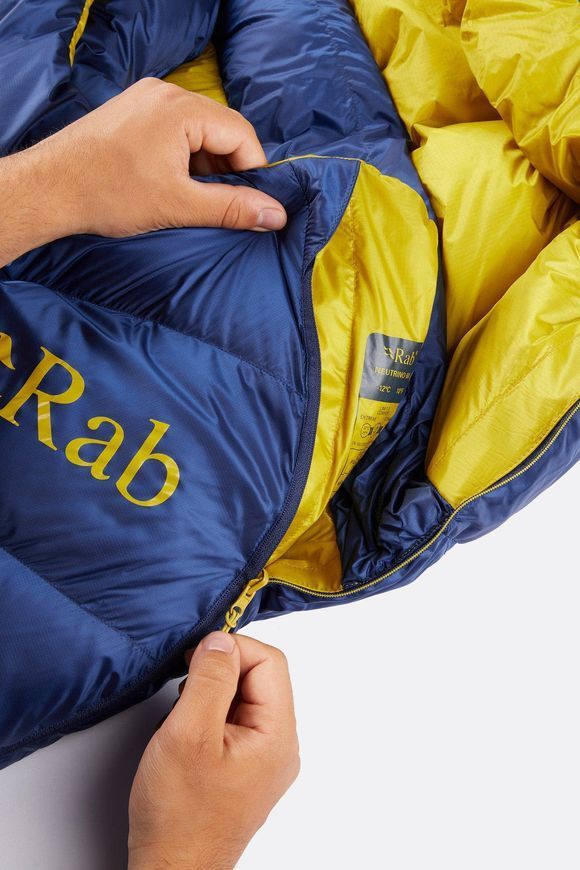 Спальний мішок Rab Neutrino 600 Regular, (-12&deg;C), 185 см - Left Zip, Nightfall Blue (RB QSM-92-NFB-REG-LZ)