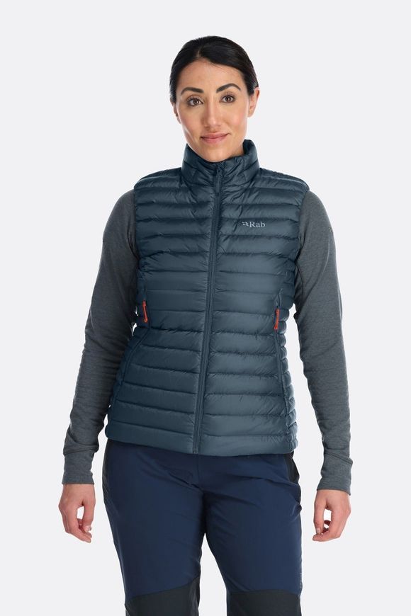 Жилет жіночий Rab Microlight Vest Wmns, Tempest Blue, 12 (RB QDB-19-TMB-12)
