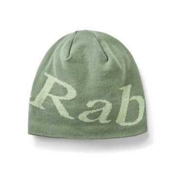 Шапка Rab Logo Beanie, Dark Fig Green/Fig Green, One Size (RB QAB-39-DFF-ONE)